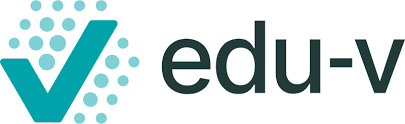 edu v logo Edu V keurmerk voor veilige, eenvoudige en toekomstbestendige digitale gegevensuitwisseling in het onderwijs